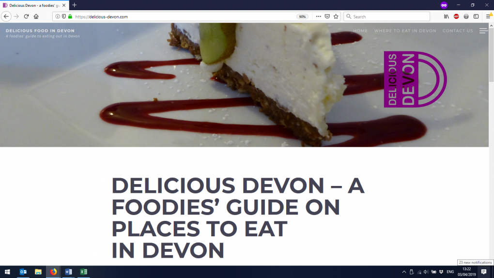 Featured websites #3 - Delicious Devon